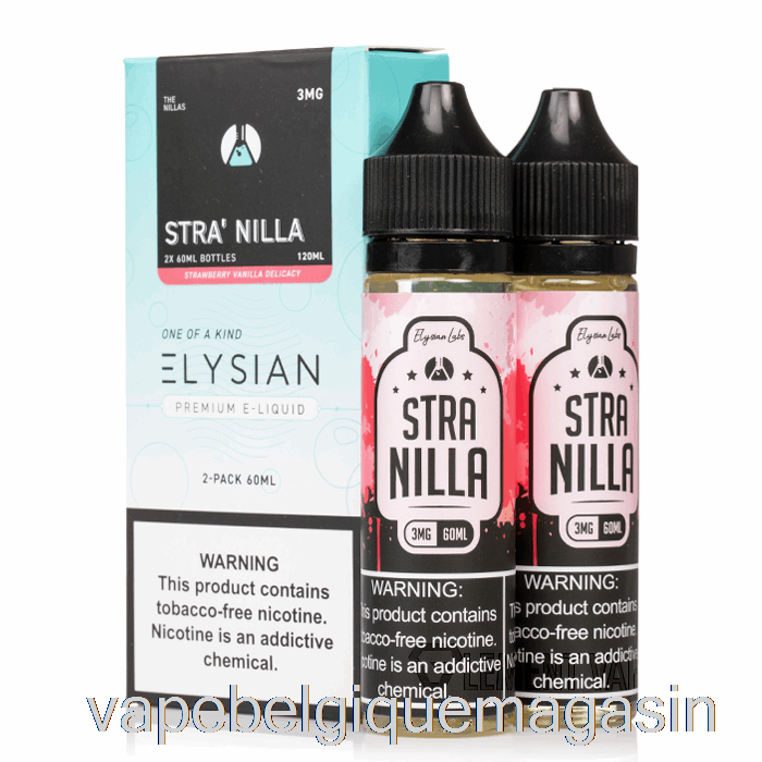 Vape Belgique Stra'nilla Cake - Elysian Labs - 120ml 0mg